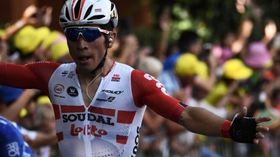 Caleb Ewan ganó ayer la undécima etapa