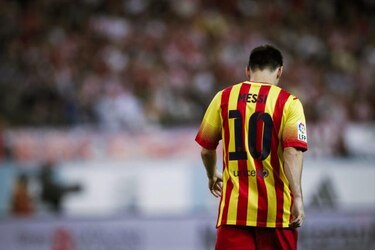 Messi se queda afuera del partido ante Málaga