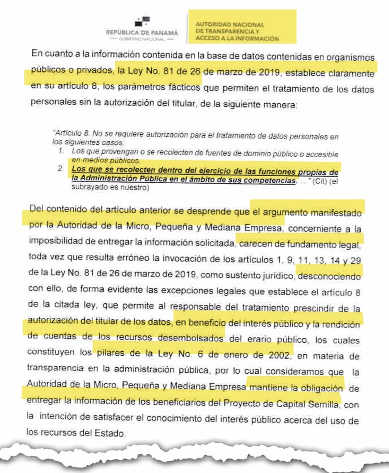 Óscar Ramos ignora mandato de Antai sobre programa Capital Semilla