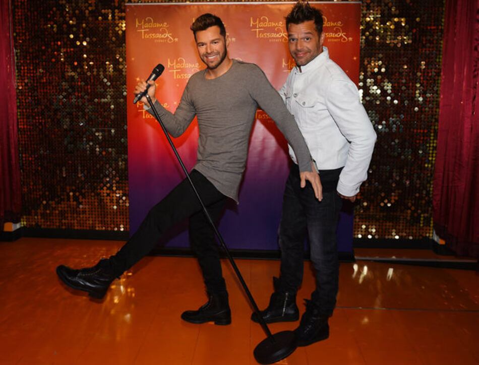 FOTOS: Ricky Martin devela su estatua de cera en Australia