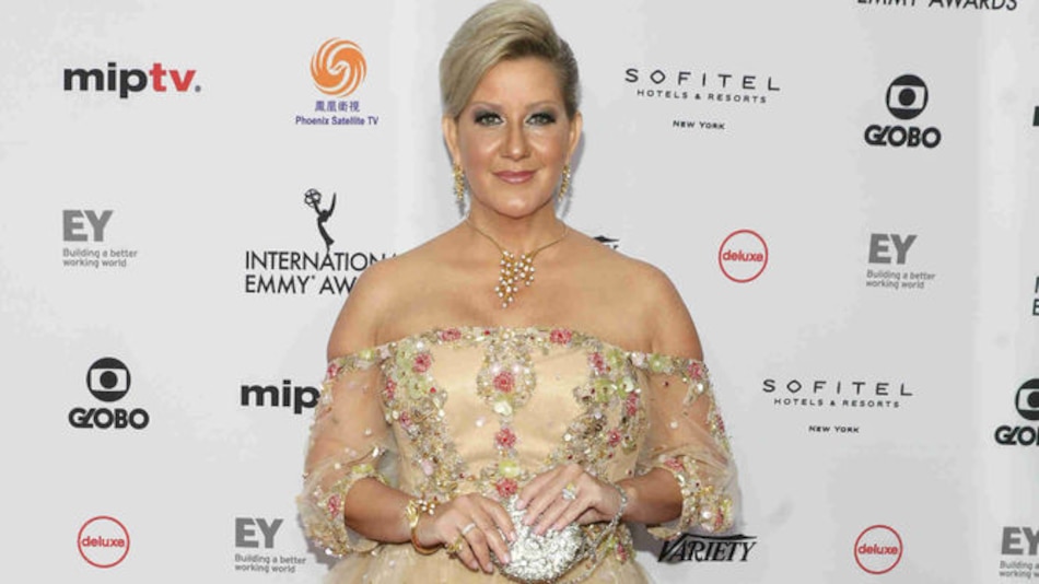 Lorena Castillo de Varela, en los premios Emmy Internacional