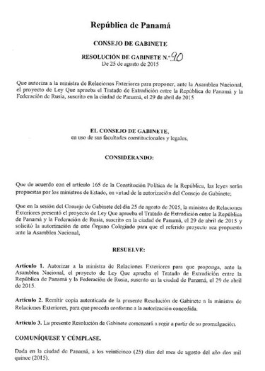 Vicepresidenta Isabel de Saint Malo propondrá ley para acordar extradición de criminales a Rusia