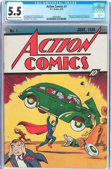Subastan cómic con el debut de Superman en 956 mil dólares