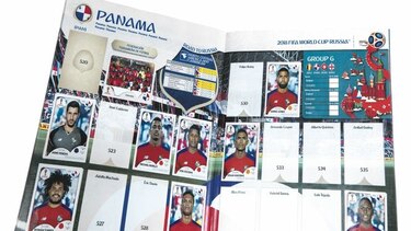 Un álbum de Panini con sabor a Panamá