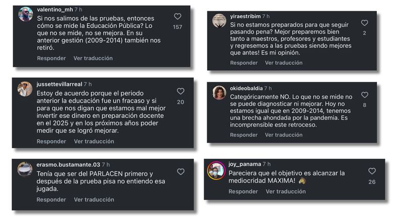 Ola de críticas tras la salida de Panamá de las pruebas PISA 2025