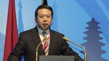 China acusa al expresidente de Interpol de aceptar sobornos