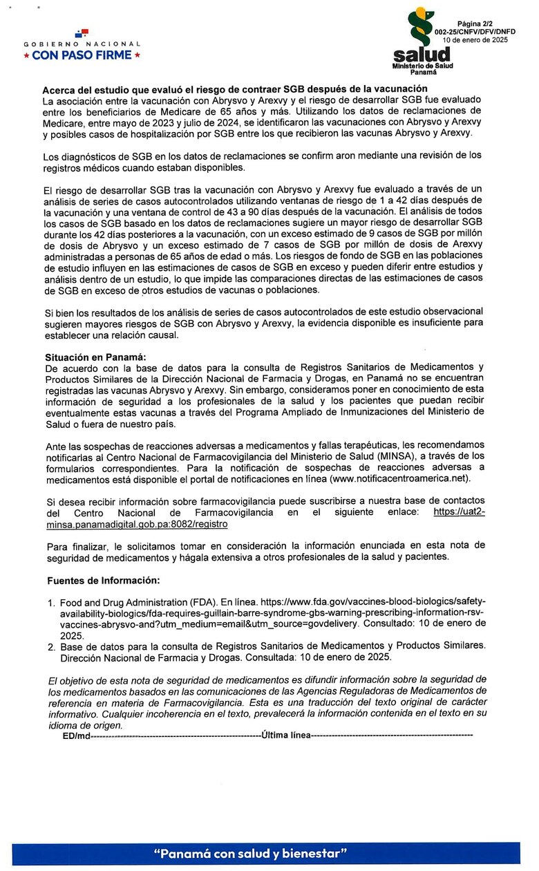 Vacunas contra el virus sincitial y el riesgo de Guillain-Barré: ¿qué dicen los expertos?