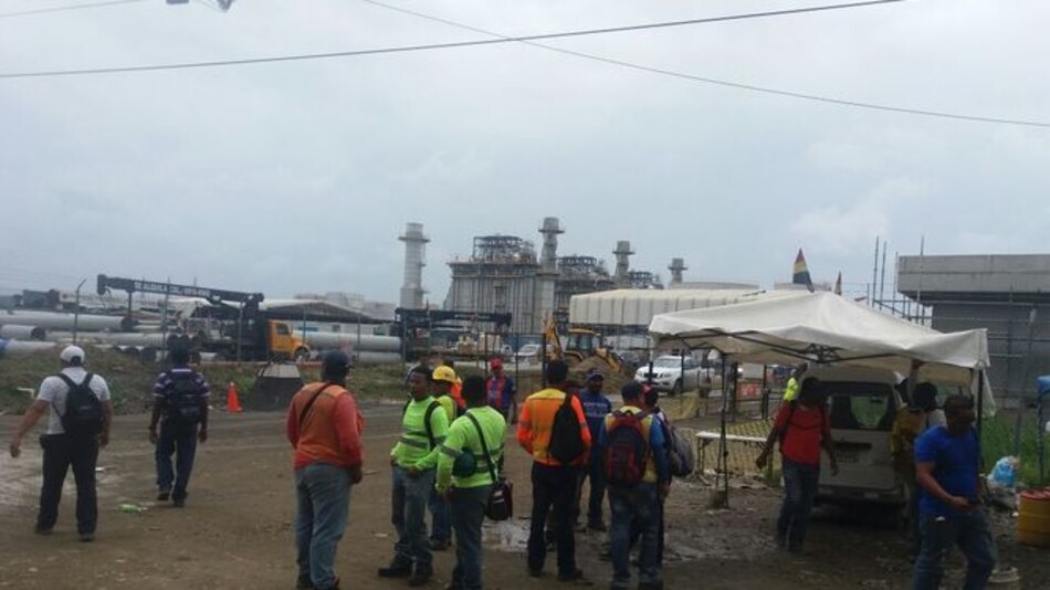 Trabajador resulta herido en planta de gas en Colón
