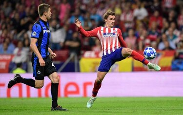 Atlético domina al Brujas; Dortmund golea al Mónaco