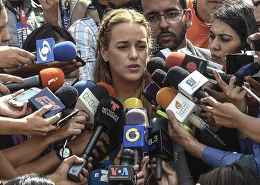 Lilian Tintori niega que su esposo, Leopoldo López, negociara excarcelación