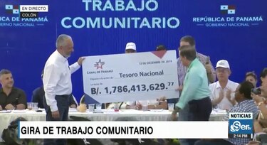 Canal de Panamá aportará al Estado $1,786 millones