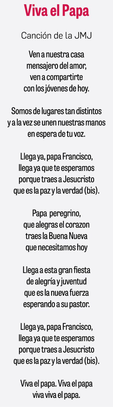 Graciela Carrizo de Boyd le canta al papa Francisco