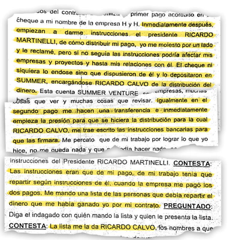 Felipe 'Pipo' Virzi: Martinelli decía cómo repartir los pagos