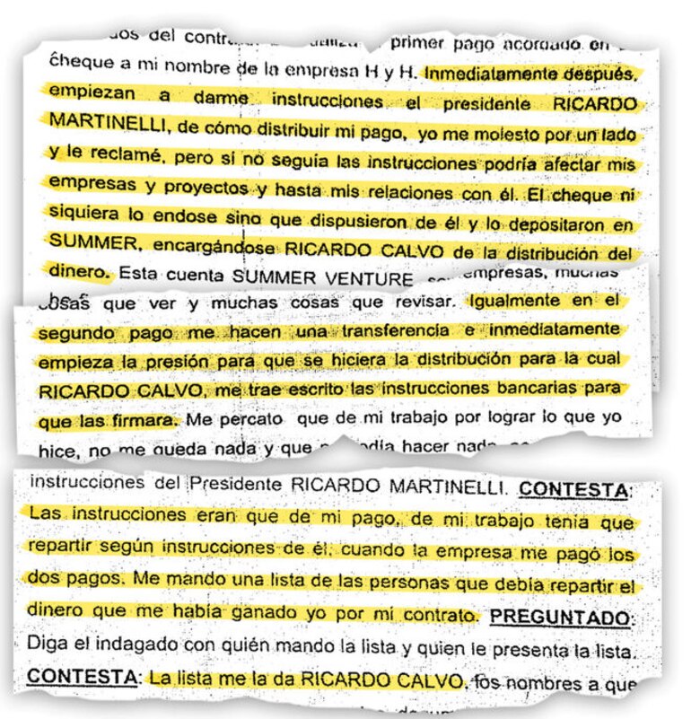 Felipe 'Pipo' Virzi: Martinelli decía cómo repartir los pagos