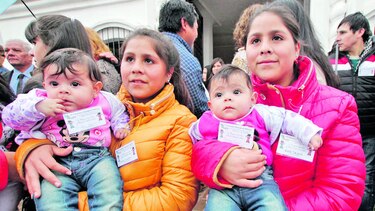 Fiesta de mellizos en Argentina