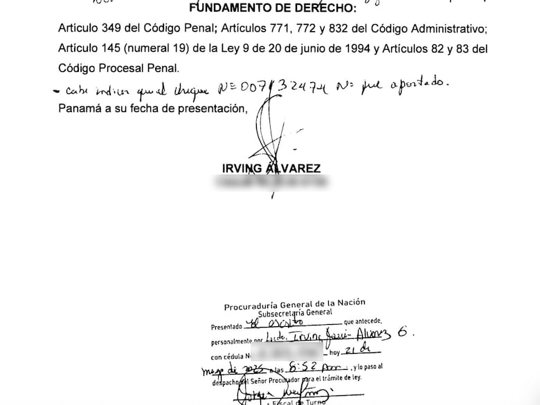 Contraloría presenta denuncia penal por caso de supuestas ‘botellas’ en la Asamblea Nacional