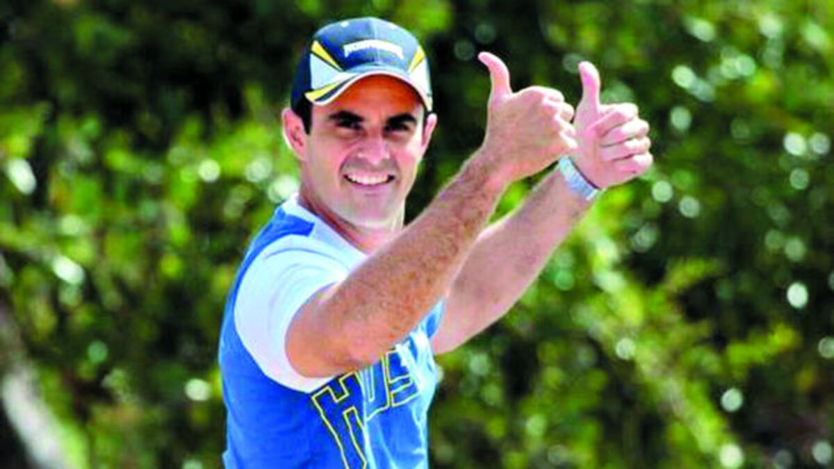 Abraham Rafael Pretto practica ‘motocross’ y devenga un salario de $4 mil en la Presidencia de la República. Tomada de Facebook