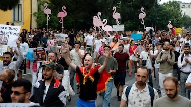 La revolución de los flamencos: las protestas en Albania contra el resort que quiere construir Ivanka Trump