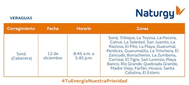 Trabajos de mantenimiento en la red eléctrica del 9 al 15 de diciembre de 2024