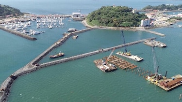 Nueva terminal de cruceros lleva un 60% de avance de construcción