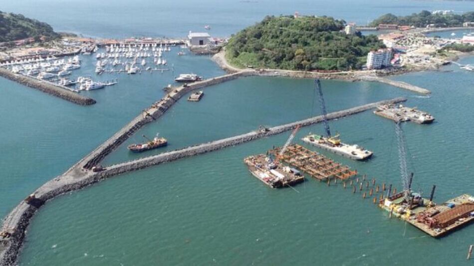 Nueva terminal de cruceros lleva un 60% de avance de construcción