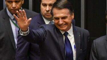 Bolsonaro llega al Congreso para jurar como presidente de Brasil