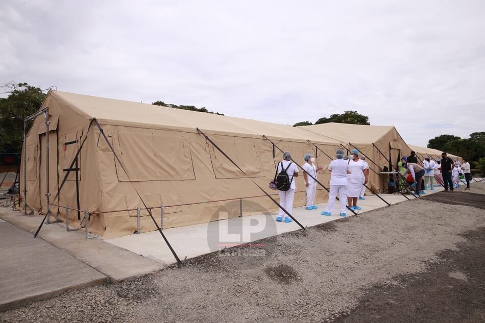 Abre un hospital campaña en la policlínica Santiago Barraza de La Chorrera