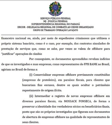 FPB Bank, eslabón en Lava Jato