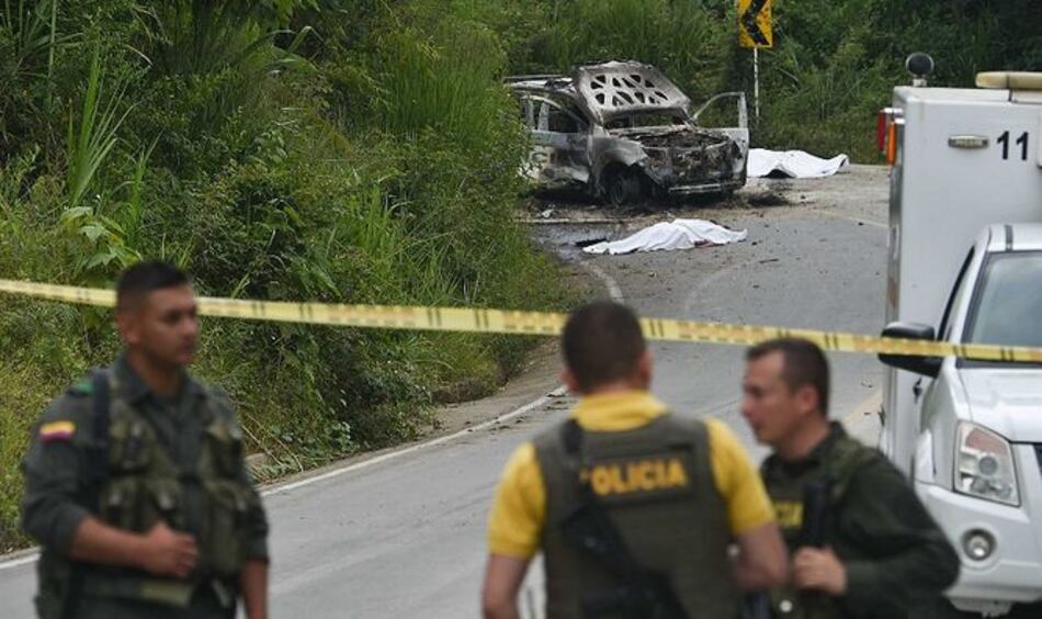 Dos policías muertos en ataque donde opera disidencia de las FARC