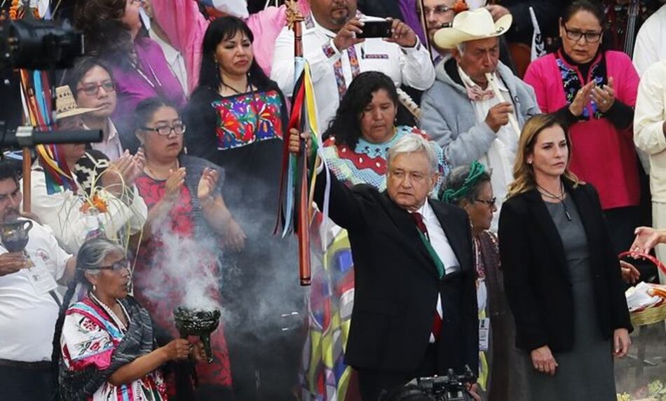 'Limpia' prehispánica marca comienzo de gobierno de López Obrador