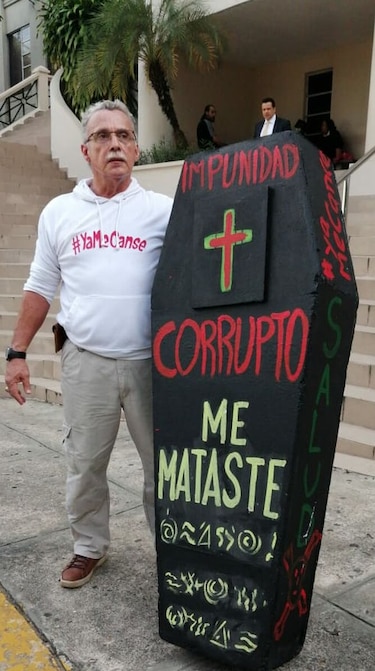 El grito en la protesta ante la Corte Suprema: '¡Ya basta de impunidad'