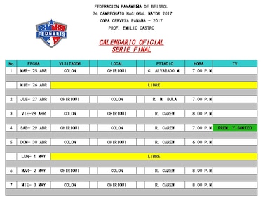 Colón y Chiriquí empiezan la batalla por la corona del béisbol mayor