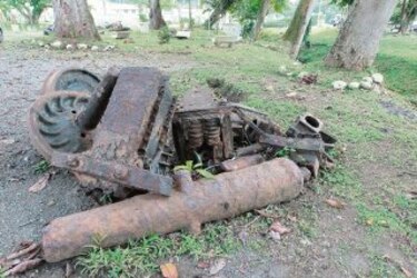Instituto Nacional de Cultura abandonó cañones históricos en cementerio