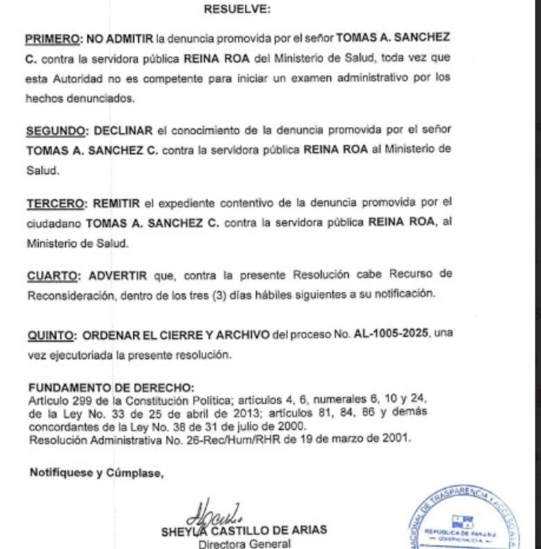 Denuncia contra directora del Minsa por su postura contra los vapeadores no es admitida