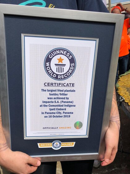 El patacón más grande del Mundo, un Guinness Record con sabor panameño