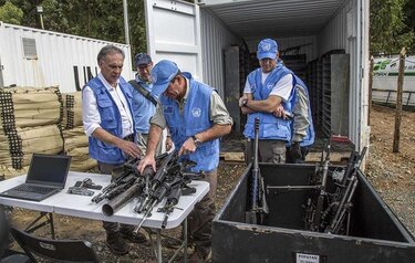 Gobierno colombiano espera que FARC complete segunda fase de desarme
