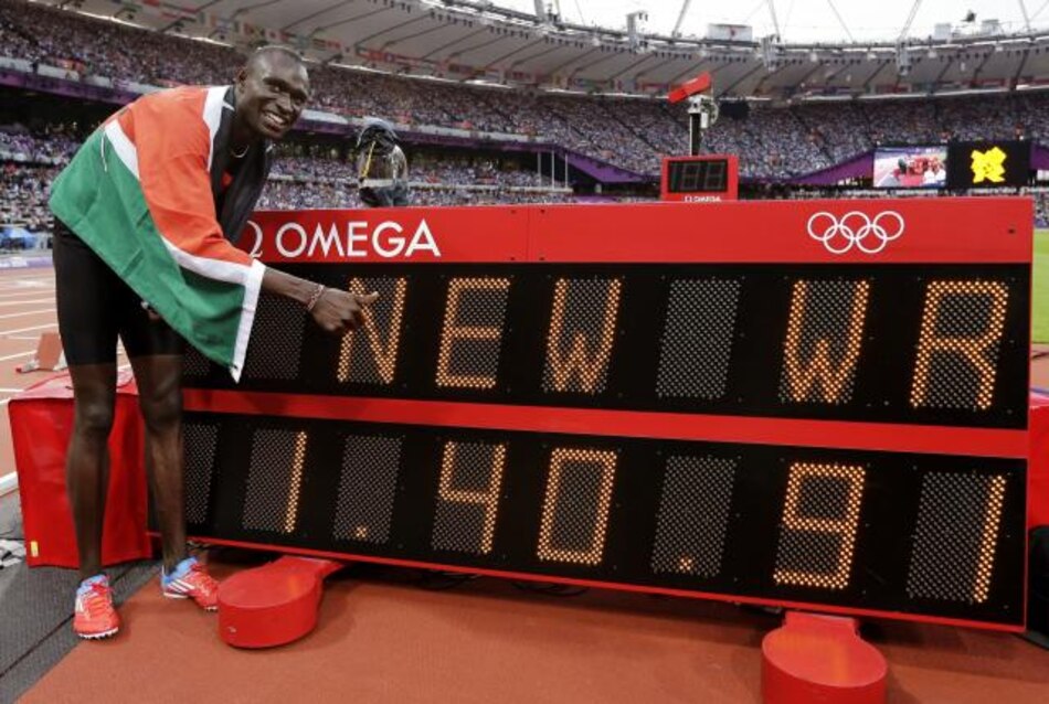 Rudisha, oro olímpico y nuevo récord del mundo