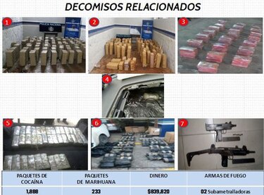 Desarticulan organización criminal y aprehenden a 11 personas, entre ellas 4 funcionarios