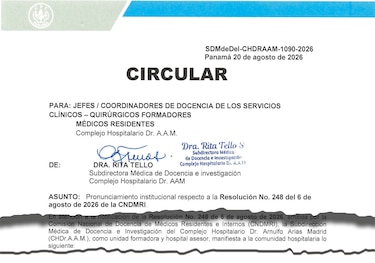 Cinco residentes de Cirugía General del Complejo de la CSS serán reubicados tras ‘hallazgos inadmisibles’