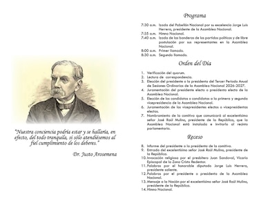 EN VIVO: Instalación del nuevo período de sesiones ordinarias de la Asamblea Nacional