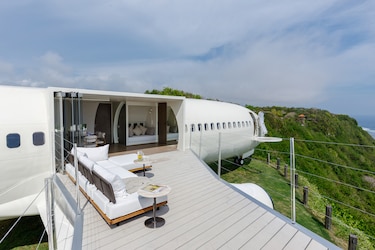 Un hotel de lujo dentro de un avión de pasajeros