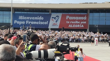 Así se ve el aeropuerto de Tocumen que recibe al papa Francisco