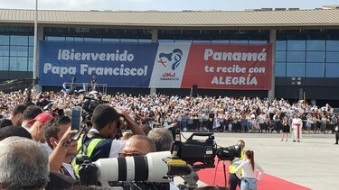 Así se ve el aeropuerto de Tocumen que recibe al papa Francisco