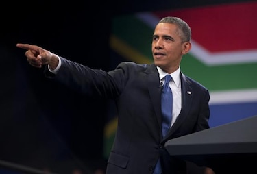 Obama pide a jóvenes africanos que se inspiren en Mandela