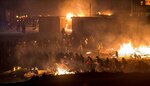 Al menos 10 heridos deja incendio en campo de migrantes en norte de Francia