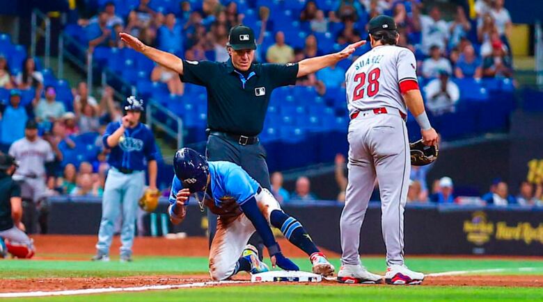 MLB: Panameño Chema Caballero se roba tres bases y produce dos carreras en barrida de los Rays