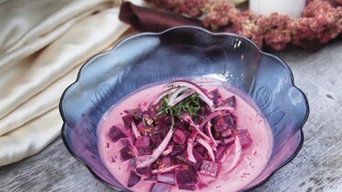 Casa Escondida. Ceviche de remolacha