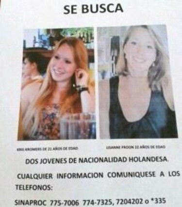 Autoridades panameñas no escatiman esfuerzos en búsqueda de holandesas