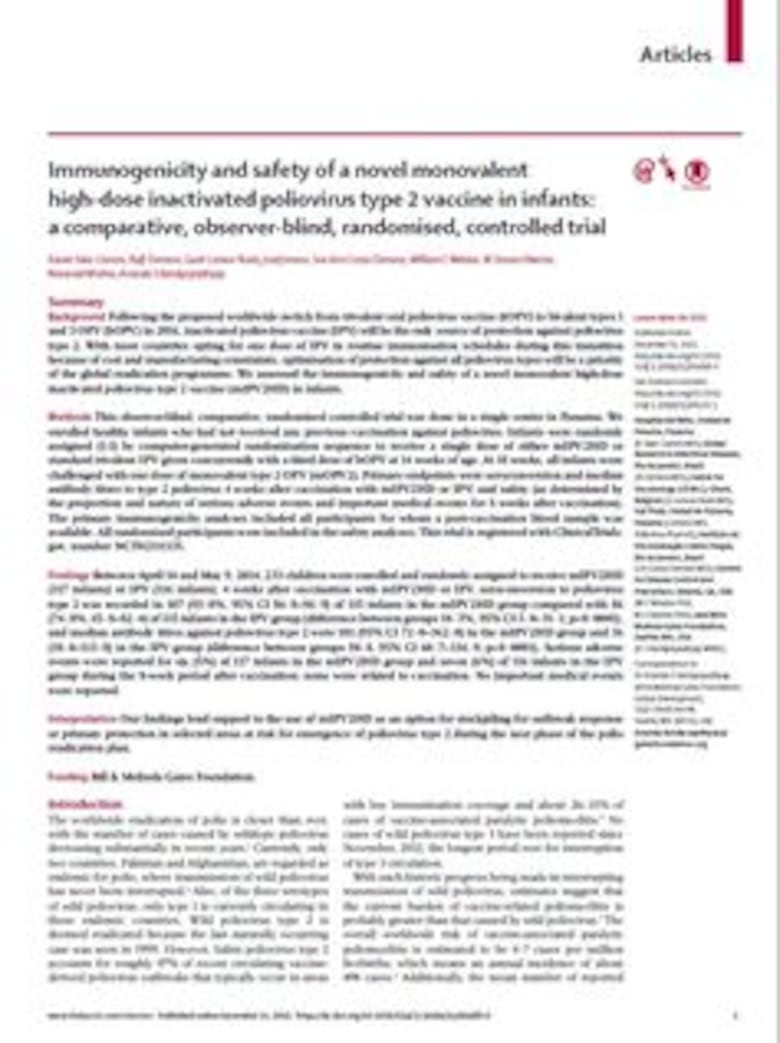 Investigación liderada por panameños es publicada en la revista 'Lancet'