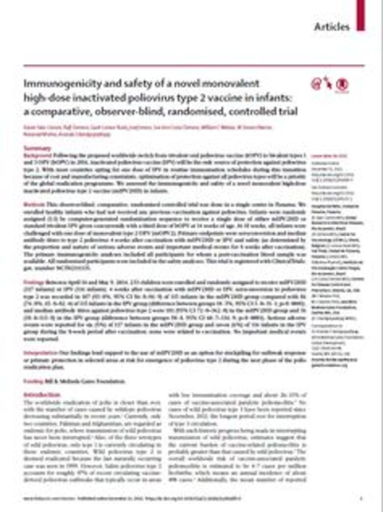 Investigación liderada por panameños es publicada en la revista 'Lancet'
